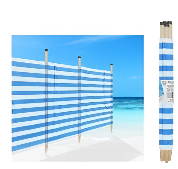 Παραβάν Παραλίας - Camping για Ιδιωτικότητα & Προστασία από τον Άνεμο με Πασσάλους - Ριγέ 600 x 150cm Παραβάν Παραλίας - Camping για Ιδιωτικότητα & Προστασία από τον Άνεμο με Πασσάλους - Ριγέ 600 x 150cm