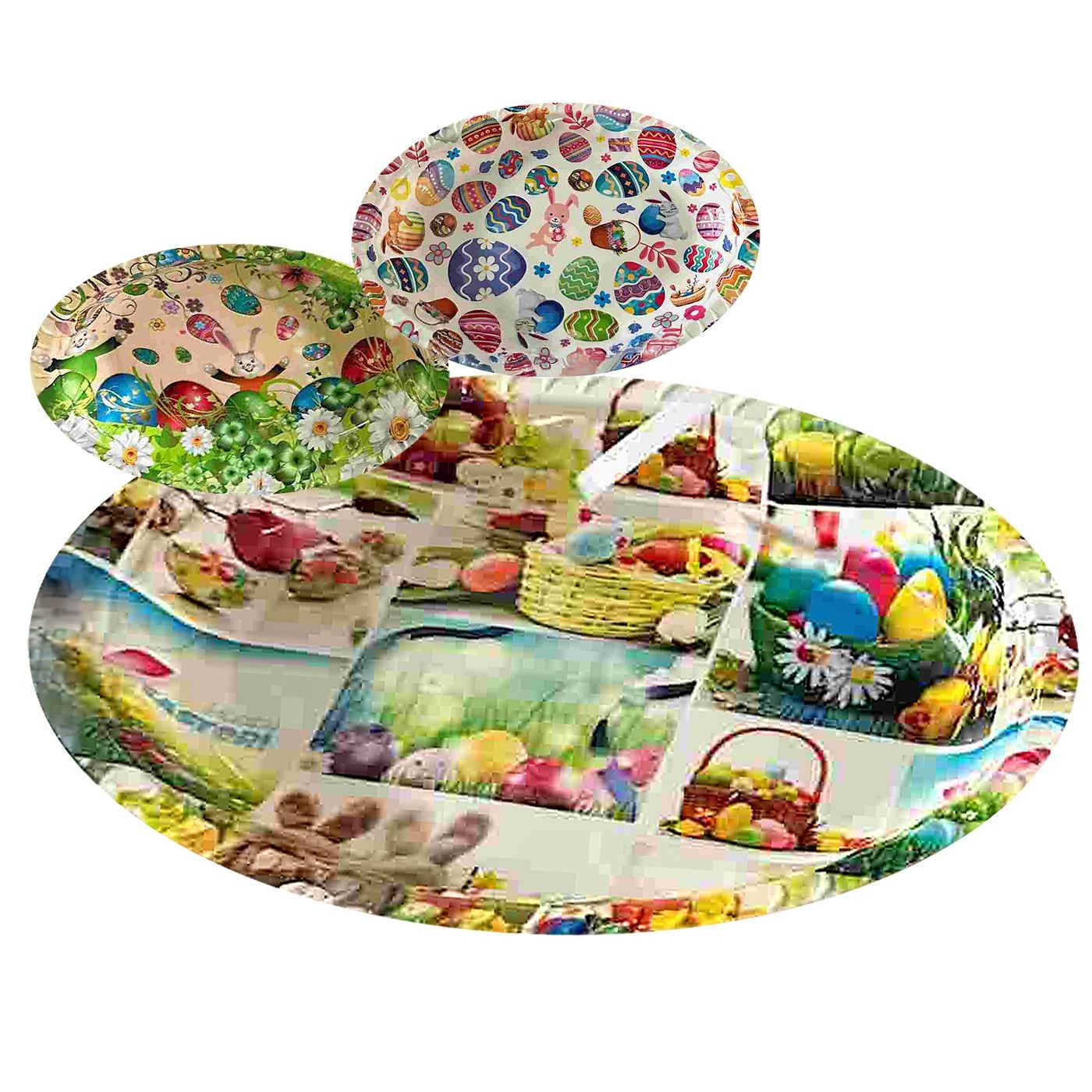 Πασχαλινός Δίσκος Οβάλ Βαθύς 39x29cm με Αυγά και Λαγουδάκια – Διακόσμηση Σερβιρίσματος Πασχαλινός Δίσκος Οβάλ Βαθύς 39x29cm με Αυγά και Λαγουδάκια – Διακόσμηση Σερβιρίσματος