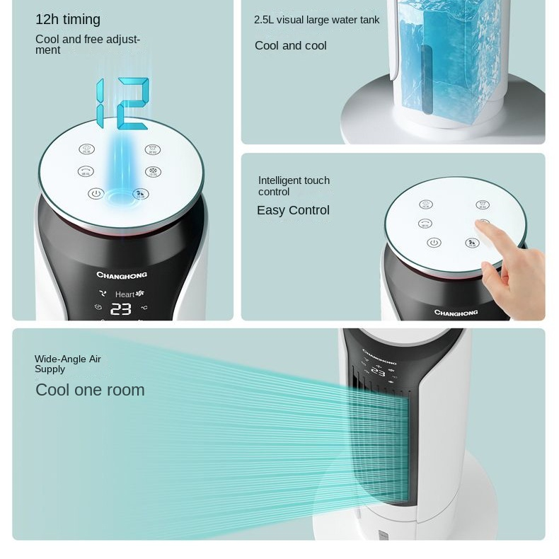 Περιστρεφόμενο Air Cooler 3L 65W με Οθόνη LED και Χρονοδιακόπτη - Diplomat Περιστρεφόμενο Air Cooler 3L 65W με Οθόνη LED και Χρονοδιακόπτη - Diplomat