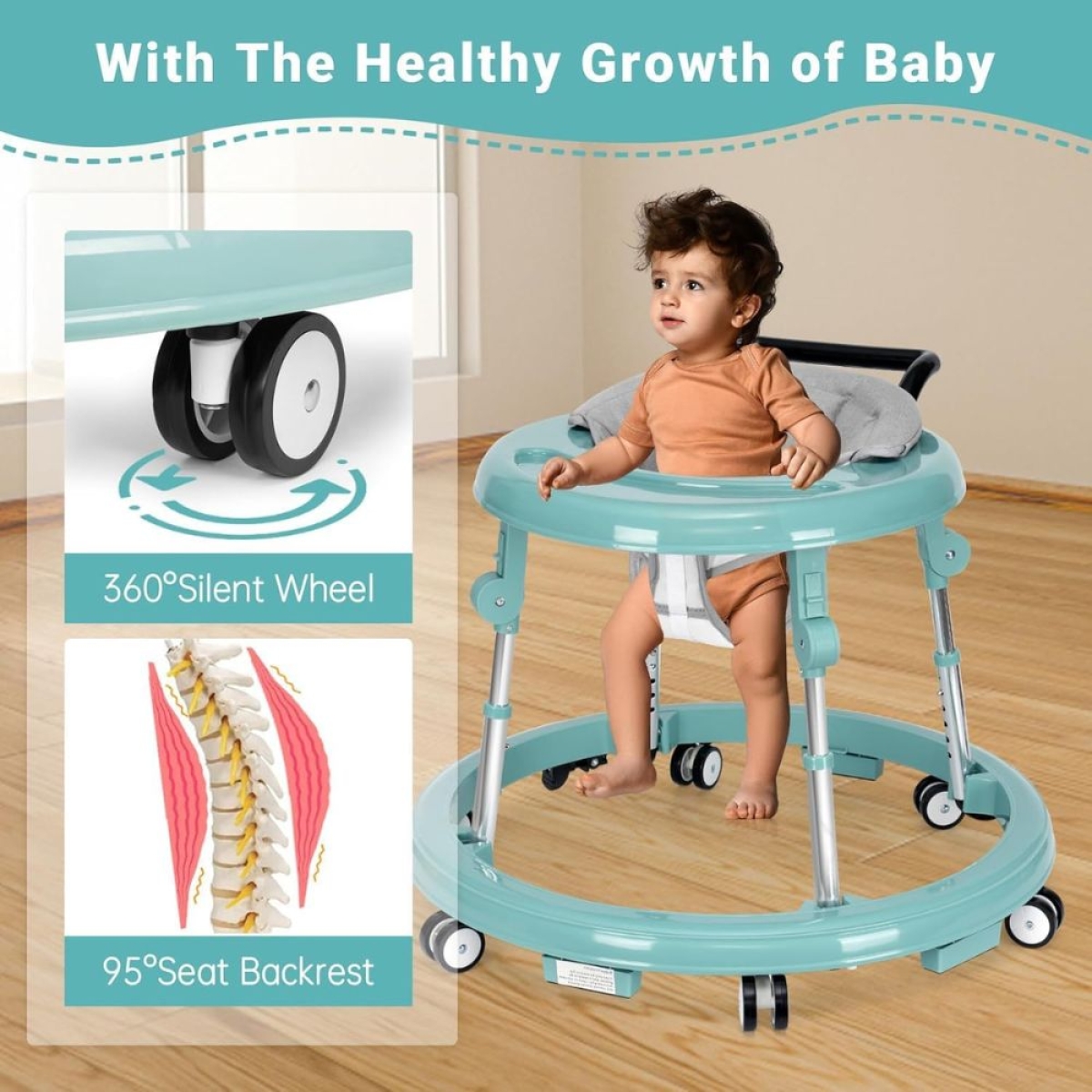 Περπατούρα Δραστηριοτήτων Μωρού με Μουσικό Πάνελ για 6+ Μηνών Περπατούρα Δραστηριοτήτων Μωρού με Μουσικό Πάνελ για 6+ Μηνών