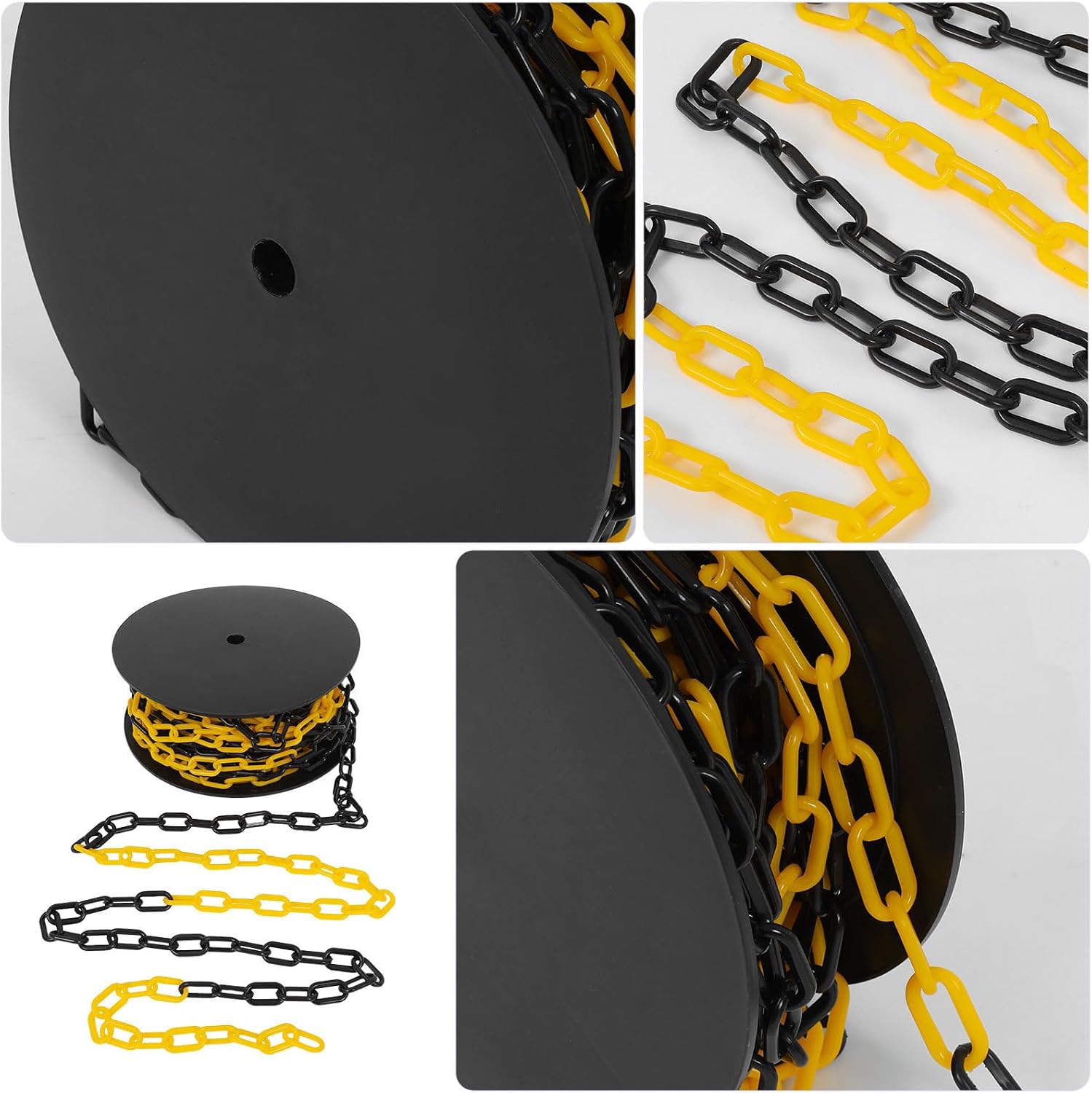 Πλαστική Αλυσίδα Σήμανσης YiAD 51345 6mm x 35m – Κίτρινη/Μαύρη για Εργοτάξια & Περίφραξη Πλαστική Αλυσίδα Σήμανσης YiAD 51345 6mm x 35m – Κίτρινη/Μαύρη για Εργοτάξια & Περίφραξη