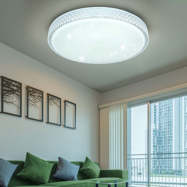 Πλαστική Πλαφονιέρα Οροφής 50×8.7cm 60W 4800LM 220V με Ενσωματωμένα LED σε Ψυχρό – Θερμό – Φυσικό Λευκό Φωτισμό και Τηλεχειριστήριο Πλαστική Πλαφονιέρα Οροφής 50×8.7cm 60W 4800LM 220V με Ενσωματωμένα LED σε Ψυχρό – Θερμό – Φυσικό Λευκό Φωτισμό και Τηλεχειριστήριο