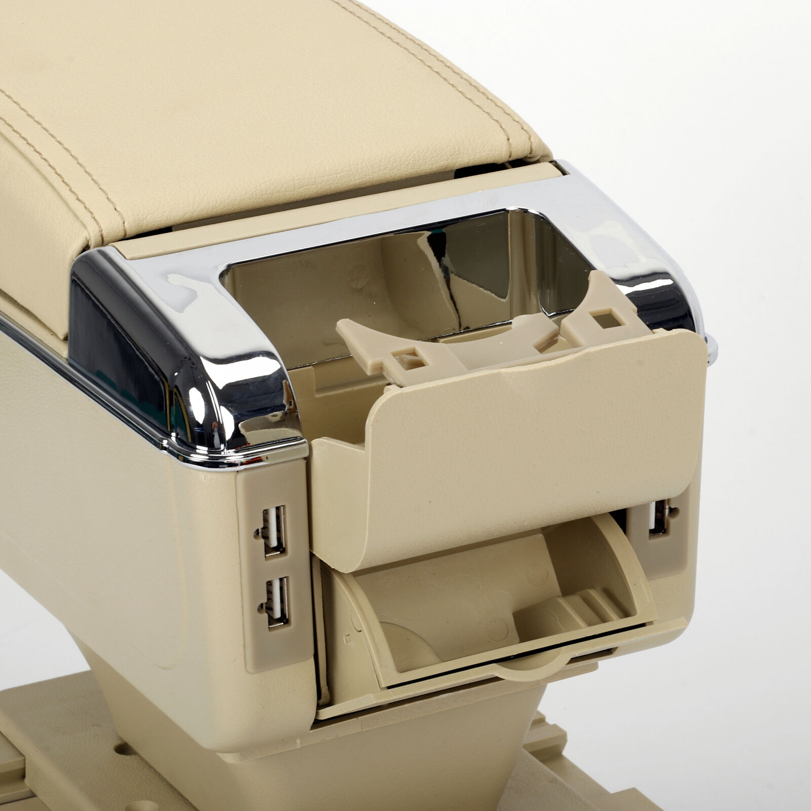 Πολυλειτουργικό Υποβραχιόνιο - Τεμπέλης Αυτοκινήτου με 4 Θύρες USB & LED Πολυλειτουργικό Υποβραχιόνιο - Τεμπέλης Αυτοκινήτου με 4 Θύρες USB & LED