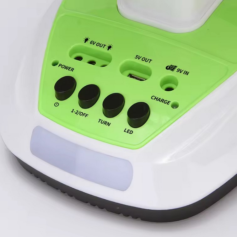 Πολυλειτουργικός Ηλιακά Επαναφορτιζόμενος Ανεμιστήρας 2 Ταχυτήτων με Πάνελ, Φωτισμό LED & Θύρα Φόρτισης USB - GDPLUS Πολυλειτουργικός Ηλιακά Επαναφορτιζόμενος Ανεμιστήρας 2 Ταχυτήτων με Πάνελ, Φωτισμό LED & Θύρα Φόρτισης USB - GDPLUS