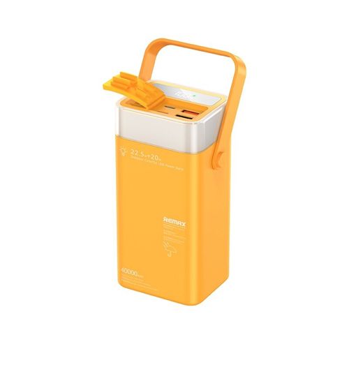 Power Bank Remax - Μπαταρία Γρήγορης Φορτιστής 40.000mAh με - Φακό & Θύρες USB, Type-C, Micro USB Πορτοκαλί Power Bank Remax - Μπαταρία Γρήγορης Φορτιστής 40.000mAh με - Φακό & Θύρες USB, Type-C, Micro USB Πορτοκαλί