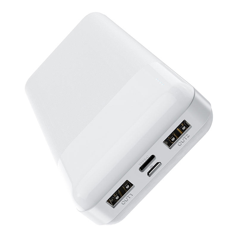 Powerbank 20000 mAh με 2 Θύρες USB και Φωτεινή Ένδειξη - Hoco Powerbank 20000 mAh με 2 Θύρες USB και Φωτεινή Ένδειξη - Hoco
