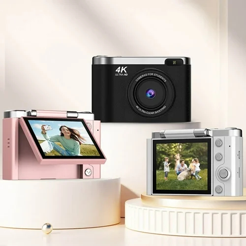 Ψηφιακή Κάμερα 4K με Ανακλινόμενη Οθόνη LCD 2.8″ και Μπαταρία 1300mAh Ψηφιακή Κάμερα 4K με Ανακλινόμενη Οθόνη LCD 2.8″ και Μπαταρία 1300mAh
