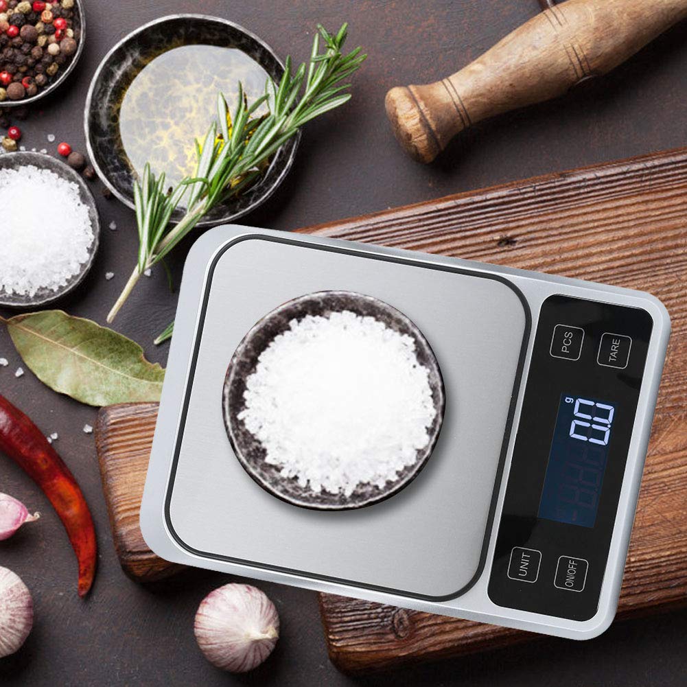 Ψηφιακή Ζυγαρία Κουζίνας 1-10Kg με Ακρίβεια 1 Γραμμαρίου και Πολλαπλές Μονάδες Μέτρησης Βάρους - Aerbes Ψηφιακή Ζυγαρία Κουζίνας 1-10Kg με Ακρίβεια 1 Γραμμαρίου και Πολλαπλές Μονάδες Μέτρησης Βάρους - Aerbes