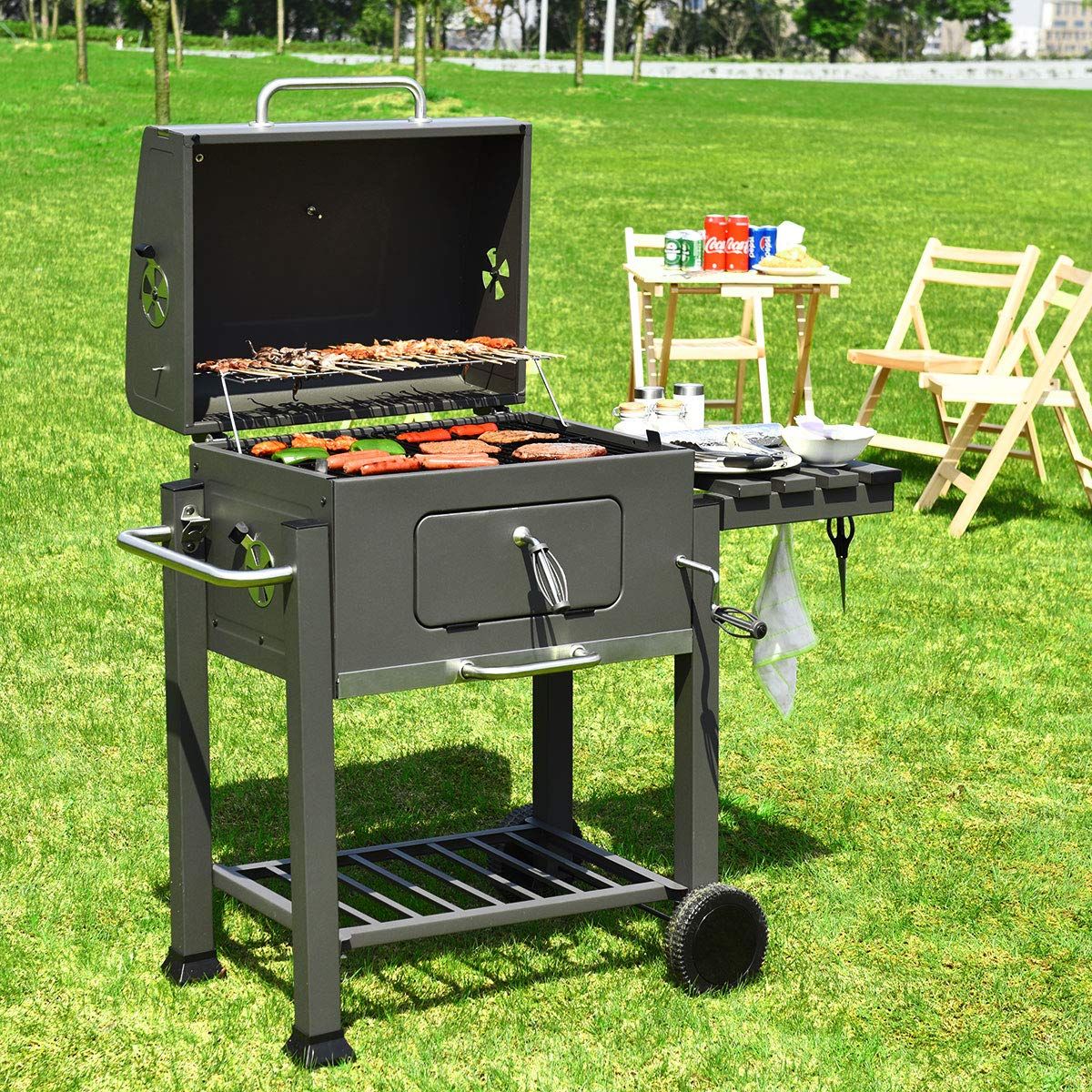 Ψησταριά BBQ Grill Master 115x56x108cm - Μαύρη Ψησταριά BBQ Grill Master 115x56x108cm - Μαύρη