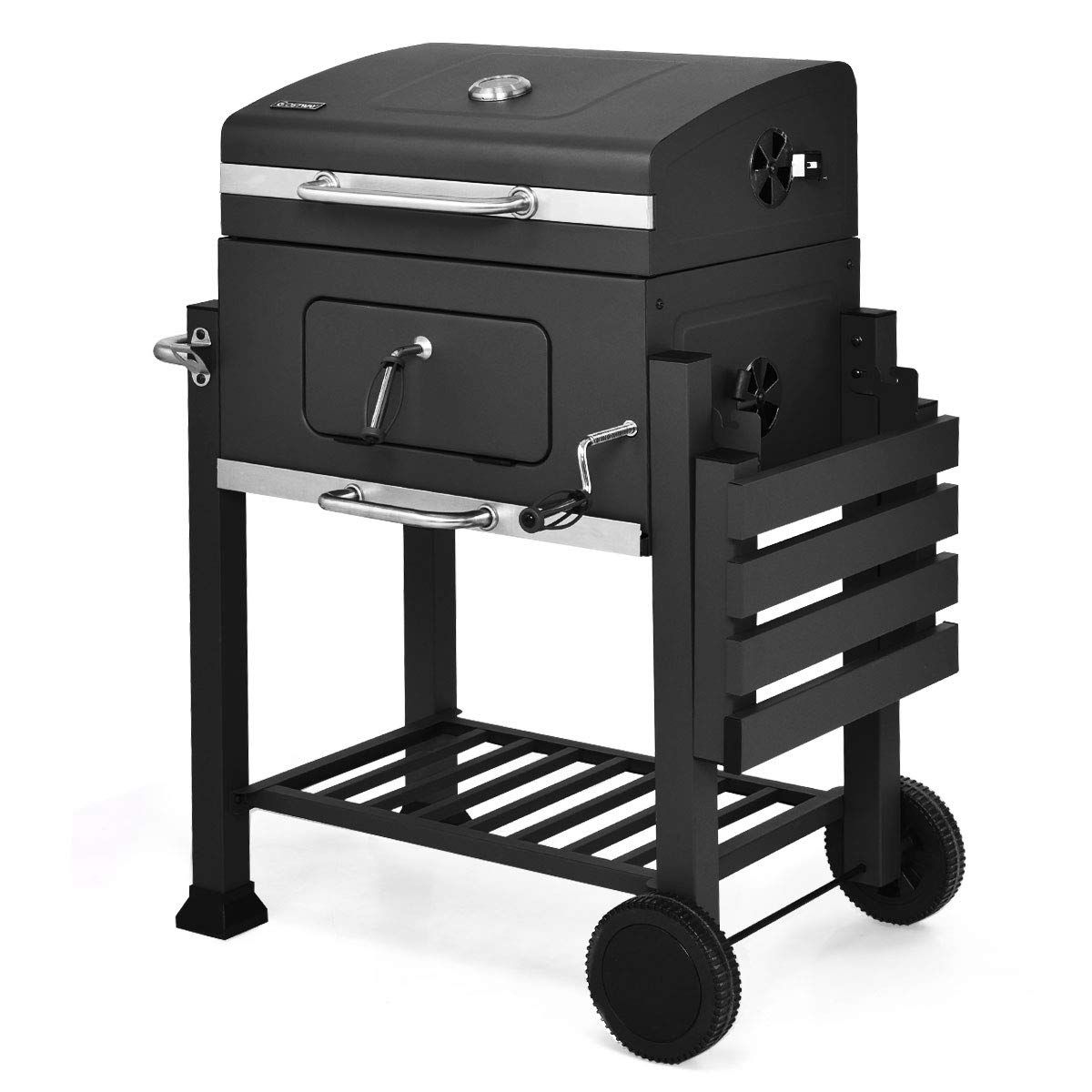 Ψησταριά BBQ Grill Master 115x56x108cm - Μαύρη Ψησταριά BBQ Grill Master 115x56x108cm - Μαύρη
