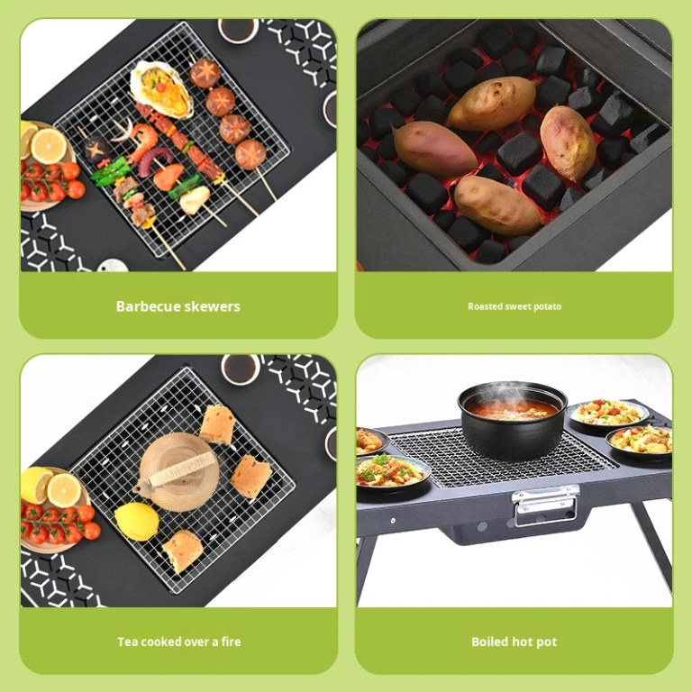 Ψησταριά Κάρβουνου BBQ Πτυσσόμενη – Ιδανική για Camping και Εκδρομές 58x35x47cm Ψησταριά Κάρβουνου BBQ Πτυσσόμενη – Ιδανική για Camping και Εκδρομές 58x35x47cm