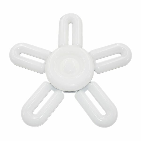 Πτυσσόμενη Λάμπα LED E27 60W Ψυχρό Λευκό Φώς 220V με 5 Πτερύγια Πτυσσόμενη Λάμπα LED E27 60W Ψυχρό Λευκό Φώς 220V με 5 Πτερύγια