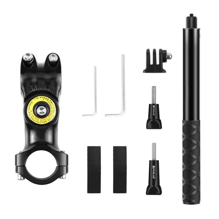 Πτυσσόμενο Selfie Stick Μηχανής / Ποδηλάτου 110cm για Action Camera GoPro - Puluz Πτυσσόμενο Selfie Stick Μηχανής / Ποδηλάτου 110cm για Action Camera GoPro - Puluz