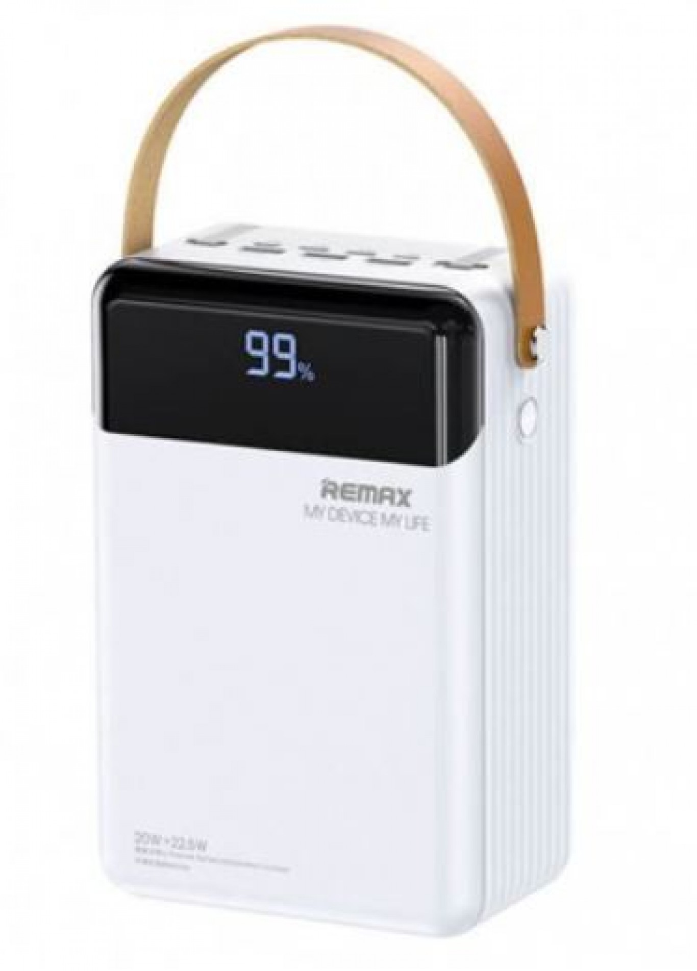 Πυρίμαχο Powerbank 60000mAh με Θύρα USB-A και Θύρα USB-C με Οθόνη και Τεχνολογία Quick Charge 3.0 Remax Λευκό Πυρίμαχο Powerbank 60000mAh με Θύρα USB-A και Θύρα USB-C με Οθόνη και Τεχνολογία Quick Charge 3.0 Remax Λευκό