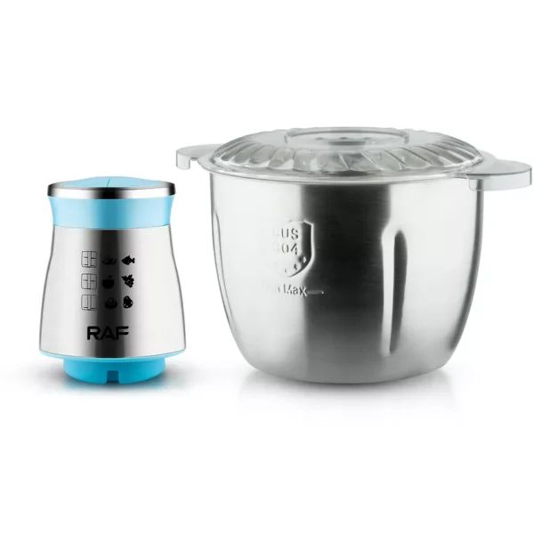 Raf Ηλεκτρικός Πολυκόφτης - Multi 1000W με Inox Κάδο 3L και 3 Ταχύτητες - Ασημί- Ροζ Raf Ηλεκτρικός Πολυκόφτης - Multi 1000W με Inox Κάδο 3L και 3 Ταχύτητες - Ασημί- Ροζ
