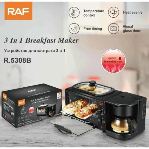 RAF Mini Ηλεκτρικός Πολυλειτουργικός Φούρνος 3 σε 1 - Πολυμηχάνημα με Καφετιέρα, Φούρνο και Αντικολλητική Ψησταριά Μαύρο RAF Mini Ηλεκτρικός Πολυλειτουργικός Φούρνος 3 σε 1 - Πολυμηχάνημα με Καφετιέρα, Φούρνο και Αντικολλητική Ψησταριά Μαύρο