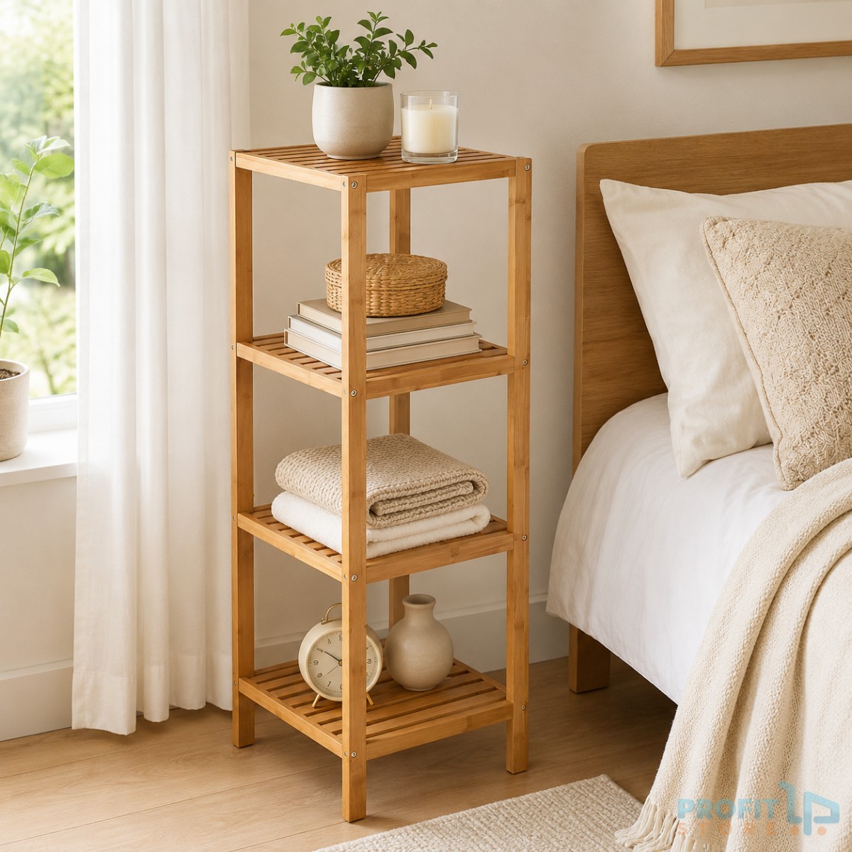 Ραφιέρα Μπάνιου Bamboo 4 Επιπέδων Kmt Style 36x33x110cm – Οργάνωση & Φυσική Αισθητική | Ανθεκτική Κατασκευή, Πολυχρηστική Ραφιέρα Μπάνιου Bamboo 4 Επιπέδων Kmt Style 36x33x110cm – Οργάνωση & Φυσική Αισθητική | Ανθεκτική Κατασκευή, Πολυχρηστική