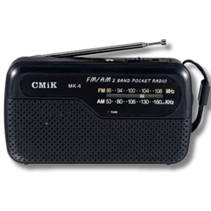 Retro Φορητό Ραδιόφωνο AM-FM - CMiK Retro Φορητό Ραδιόφωνο AM-FM - CMiK