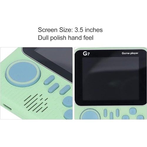 Retro G7 Ηλεκτρονική Παιδική Κονσόλα Χειρός Οθόνη 3.5 - Gameboy Ηλεκτρονική Παιχνιδομηχανή με 666 Παιχνίδια – Πράσινο Retro G7 Ηλεκτρονική Παιδική Κονσόλα Χειρός Οθόνη 3.5 - Gameboy Ηλεκτρονική Παιχνιδομηχανή με 666 Παιχνίδια – Πράσινο