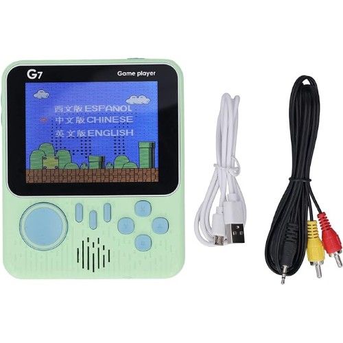 Retro G7 Ηλεκτρονική Παιδική Κονσόλα Χειρός Οθόνη 3.5 - Gameboy Ηλεκτρονική Παιχνιδομηχανή με 666 Παιχνίδια – Πράσινο Retro G7 Ηλεκτρονική Παιδική Κονσόλα Χειρός Οθόνη 3.5 - Gameboy Ηλεκτρονική Παιχνιδομηχανή με 666 Παιχνίδια – Πράσινο