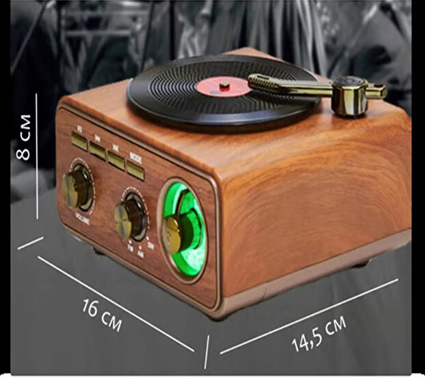 Retro Ραδιόφωνο Bluetooth Επαναφορτιζόμενο Καφέ Retro Ραδιόφωνο Bluetooth Επαναφορτιζόμενο Καφέ