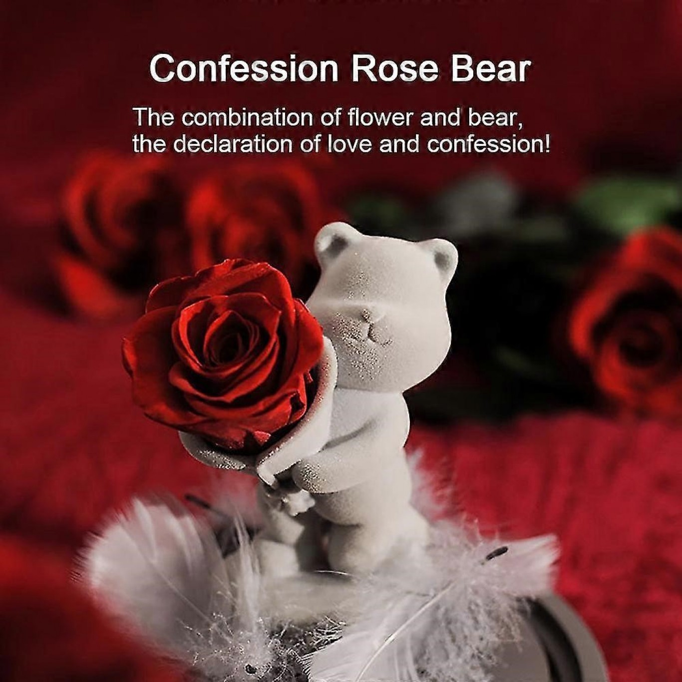 Ρομαντικό Δώρο Γυάλινος Θόλος με Αρκουδάκι και Τριαντάφυλλο Ρομαντικό Δώρο Γυάλινος Θόλος με Αρκουδάκι και Τριαντάφυλλο