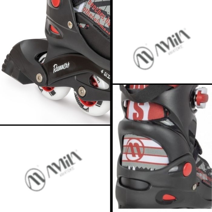 Ρυθμιζόμενα Πατίνια InlineSkate με Τροχούς PU & Ρουλεμάν ABEC-5 για Άνετη και Σταθερή Κύλιση - AMILA Ρυθμιζόμενα Πατίνια InlineSkate με Τροχούς PU & Ρουλεμάν ABEC-5 για Άνετη και Σταθερή Κύλιση - AMILA