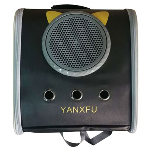 Σακίδιο Mεταφοράς Kατοικιδίων Aεριζόμενο από 3 Πλευρές Μαύρο/Κίτρινο Σακίδιο Mεταφοράς Kατοικιδίων Aεριζόμενο από 3 Πλευρές Μαύρο/Κίτρινο