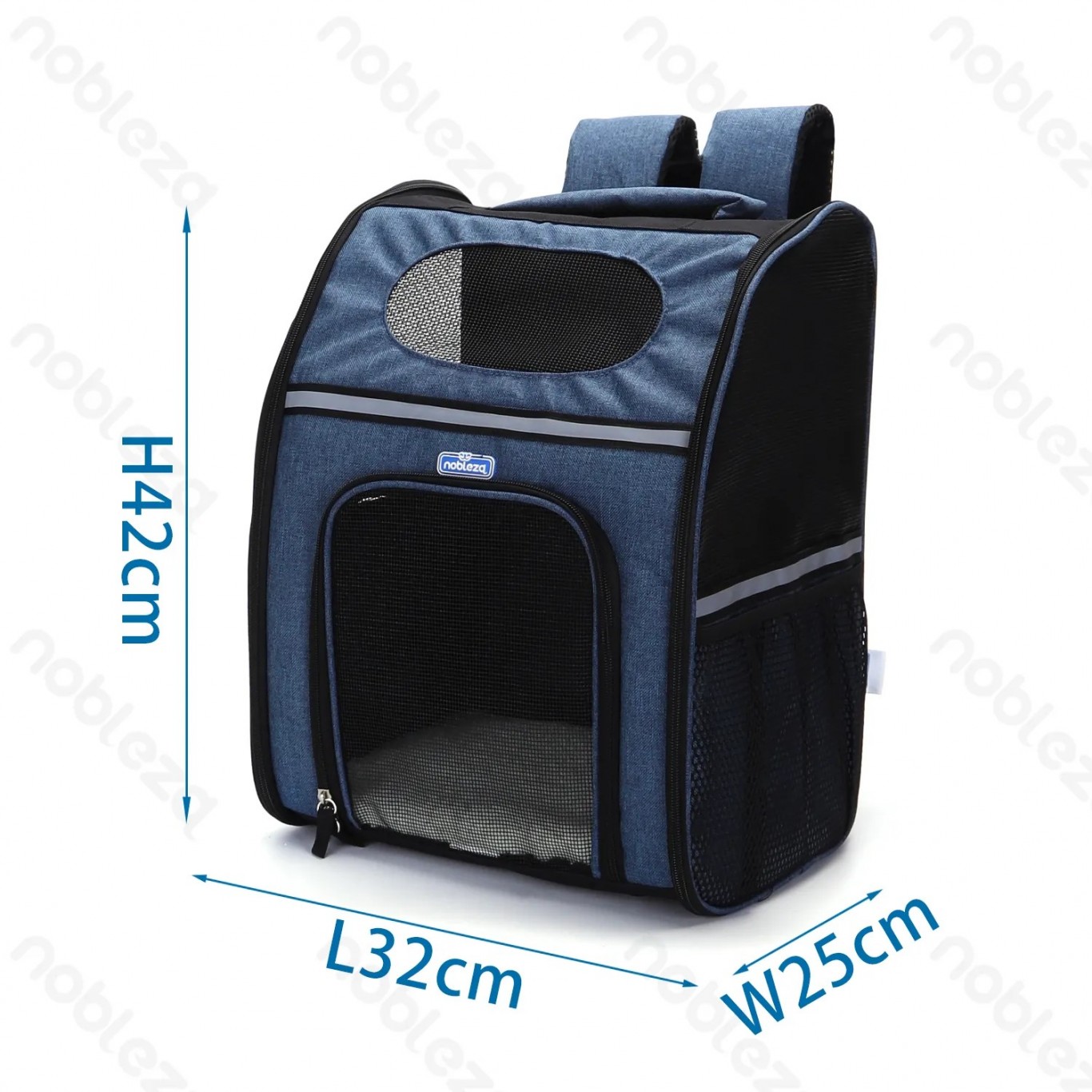 Σακίδιο Πλάτης Μεταφοράς Κατοικιδίων 32 x 25 x 42cm Μπλε - Nobleza Σακίδιο Πλάτης Μεταφοράς Κατοικιδίων 32 x 25 x 42cm Μπλε - Nobleza