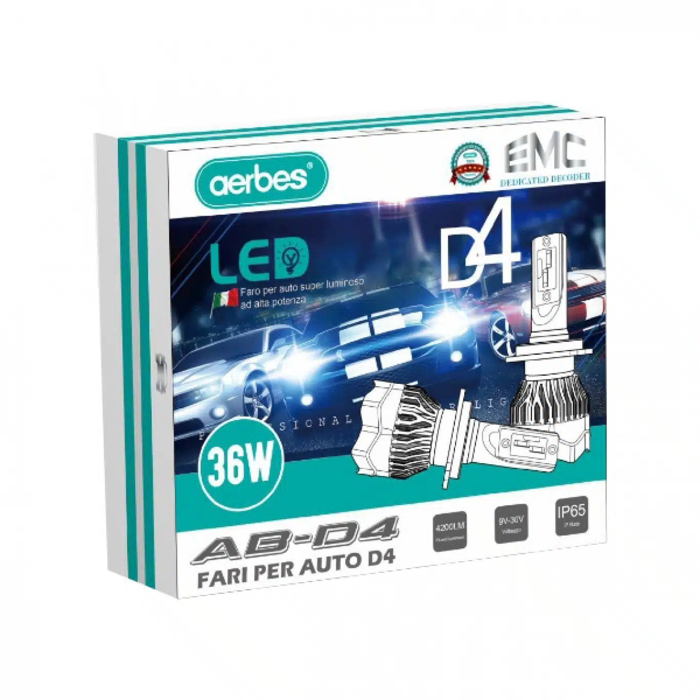Σετ 2 Τεμάχια Led Λάμπες D4 Αυτοκινήτου SMD 36W H11 4200lm Σετ 2 Τεμάχια Led Λάμπες D4 Αυτοκινήτου SMD 36W H11 4200lm