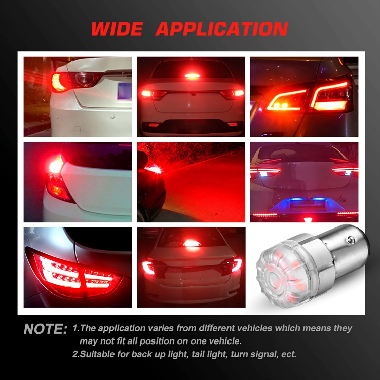 Σετ 2x Διπολικοί Λαμπτήρες Ψείρες LED 1157 Canbus 9 - 18V 6500K - NovSight Σετ 2x Διπολικοί Λαμπτήρες Ψείρες LED 1157 Canbus 9 - 18V 6500K - NovSight