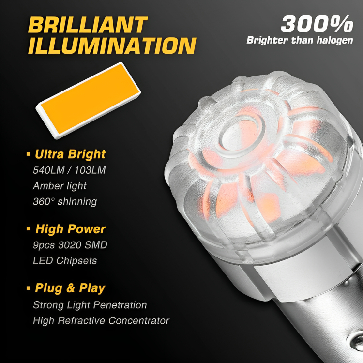 Σετ 2x Διπολικοί Λαμπτήρες Ψείρες LED 1157 Canbus 9 - 18V 6500K - NovSight Σετ 2x Διπολικοί Λαμπτήρες Ψείρες LED 1157 Canbus 9 - 18V 6500K - NovSight