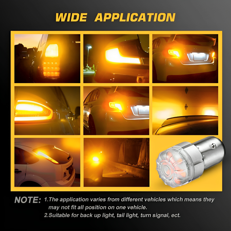 Σετ 2x Διπολικοί Λαμπτήρες Ψείρες LED 1157 Canbus 9 - 18V 6500K - NovSight Σετ 2x Διπολικοί Λαμπτήρες Ψείρες LED 1157 Canbus 9 - 18V 6500K - NovSight