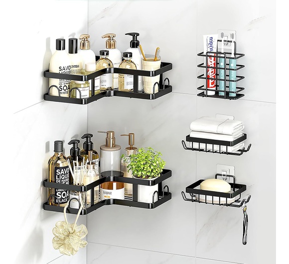 Σετ 5 Ραφιών Οργάνωσης Κουζίνας/Μπάνιου Σετ 5 Ραφιών Οργάνωσης Κουζίνας/Μπάνιου