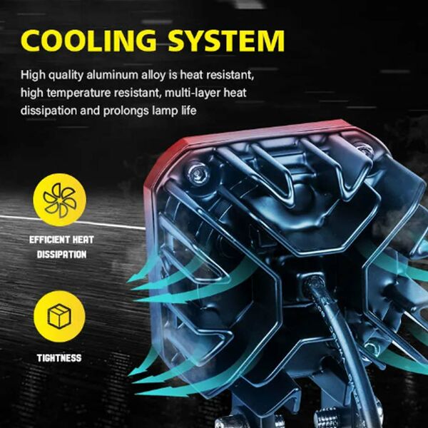 Σετ Αδιάβροχα Προβολάκια Μηχανής ή Αυτοκινήτου Αλουμινίου με 2 Σκάλες Φωτός Ψυχρό Λευκό – Κίτρινο 30W 12-24V Μαύρα Σετ Αδιάβροχα Προβολάκια Μηχανής ή Αυτοκινήτου Αλουμινίου με 2 Σκάλες Φωτός Ψυχρό Λευκό – Κίτρινο 30W 12-24V Μαύρα