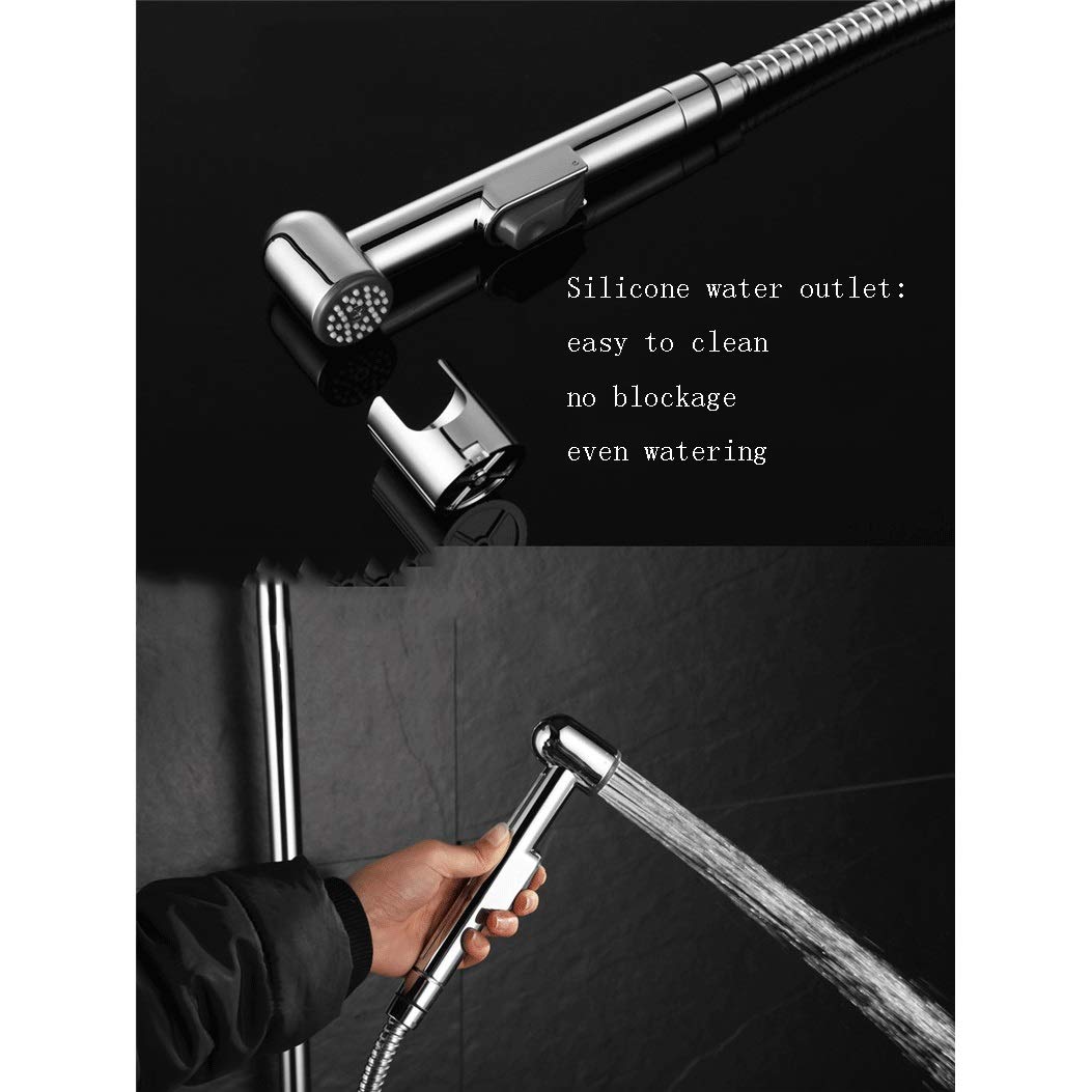 Σετ Τηλέφωνο Ντούζ Μπιντέ Μπάνιου με Διακόπτη, Επιτοίχια Βάση Στήριξης & Σπιράλ 1,25m Σετ Τηλέφωνο Ντούζ Μπιντέ Μπάνιου με Διακόπτη, Επιτοίχια Βάση Στήριξης & Σπιράλ 1,25m