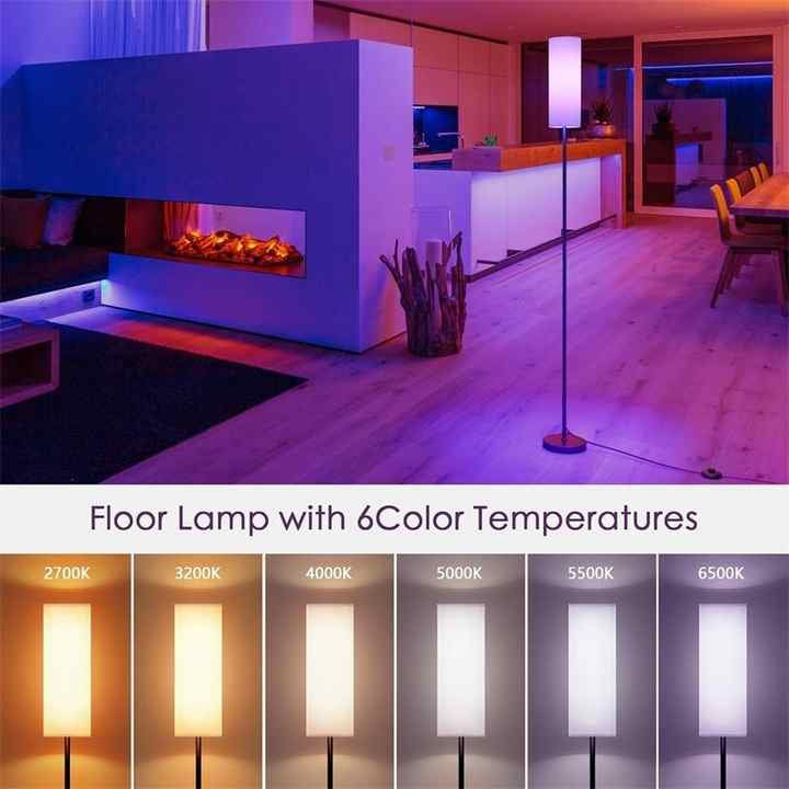 Smart Επιδαπέδιο Φωτιστικό RGB LED 165cm με Τηλεχειριστήριο & APP Smart Επιδαπέδιο Φωτιστικό RGB LED 165cm με Τηλεχειριστήριο & APP