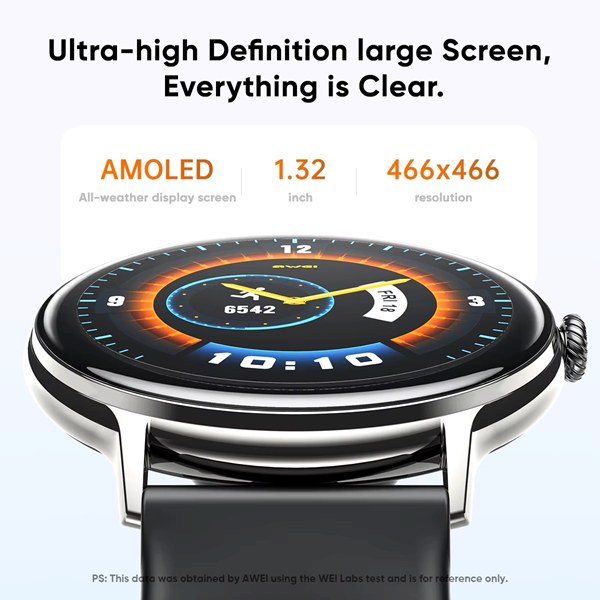 Smartwatch AMOLED Awei H11 – Κλήσεις Bluetooth, Καρδιακοί Παλμοί & Οξυγόνο Smartwatch AMOLED Awei H11 – Κλήσεις Bluetooth, Καρδιακοί Παλμοί & Οξυγόνο