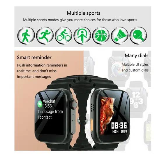Smartwatch με Παλμογράφο ,Απάντηση Κλήσεων – Μηνυμάτων ,Ειδοποίηση Εφαρμογών και Οθόνη Αφής σε Μαύρο Χρώμα Smartwatch με Παλμογράφο ,Απάντηση Κλήσεων – Μηνυμάτων ,Ειδοποίηση Εφαρμογών και Οθόνη Αφής σε Μαύρο Χρώμα