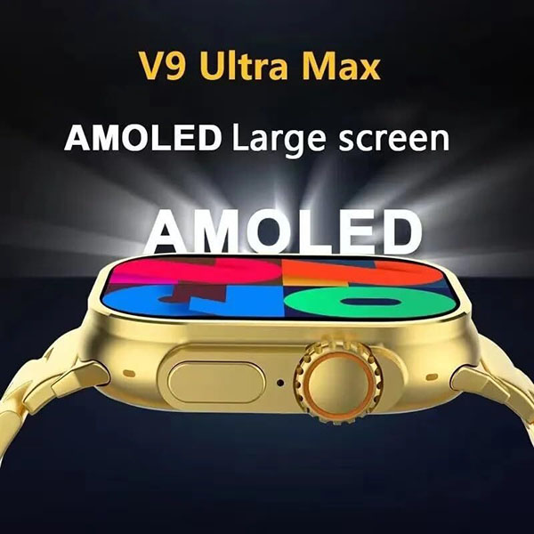 Smartwatch Με Παλμογράφο- Ένδειξη Μηνυμάτων Και Bluetooth- M9 Ultra Max Χρυσό Smartwatch Με Παλμογράφο- Ένδειξη Μηνυμάτων Και Bluetooth- M9 Ultra Max Χρυσό