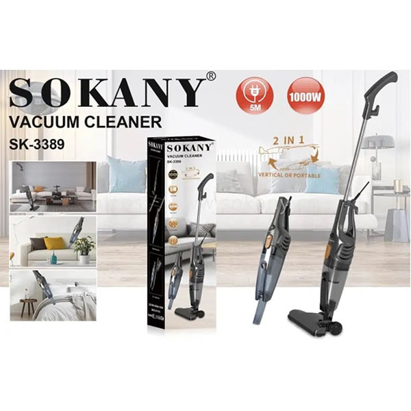 Sokany Ηλεκτρική Σκούπα Χειρός 1000W με Επεκτεινόμενο Κοντάρι για Όλες τις Επιφάνειες- Μαύρο Sokany Ηλεκτρική Σκούπα Χειρός 1000W με Επεκτεινόμενο Κοντάρι για Όλες τις Επιφάνειες- Μαύρο