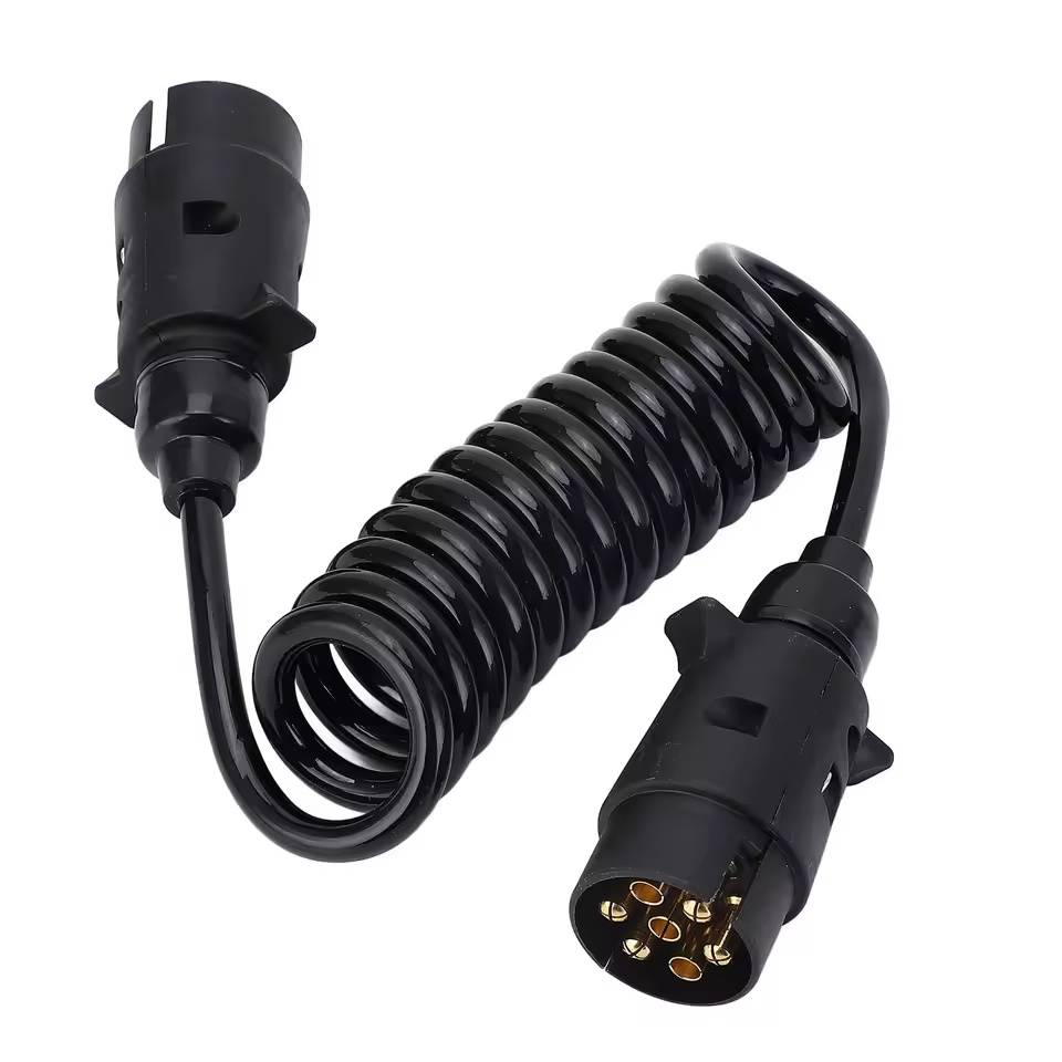 Σπιράλ Προέκταση Καλωδίου Τρέιλερ 3m - 7 Pins 12V/24V Σπιράλ Προέκταση Καλωδίου Τρέιλερ 3m - 7 Pins 12V/24V