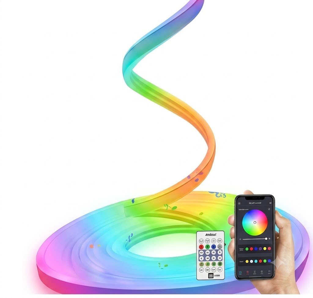 Ταινία RGB LED 5m Smart IP65 Andowl Q-LED028 – Έλεγχος App & Music Sync Ταινία RGB LED 5m Smart IP65 Andowl Q-LED028 – Έλεγχος App & Music Sync