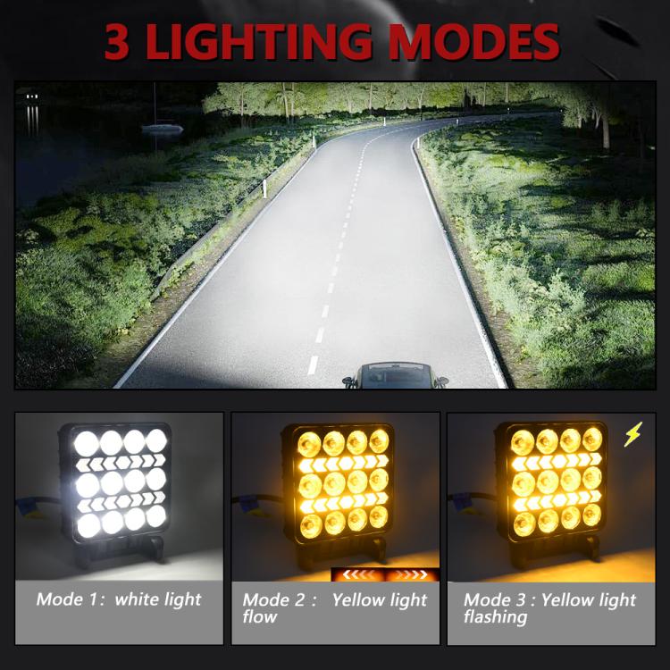 Τετράγωνος LED Προβολέας Αυτοκινήτου Off Road 4 Ιντσών Τετράγωνος LED Προβολέας Αυτοκινήτου Off Road 4 Ιντσών