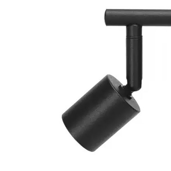 Τετραπλό Σποτ με Ντουί GU10 Σε Ράγα από Ανοξείδωτο Ατσάλι- Μαύρο Τετραπλό Σποτ με Ντουί GU10 Σε Ράγα από Ανοξείδωτο Ατσάλι- Μαύρο