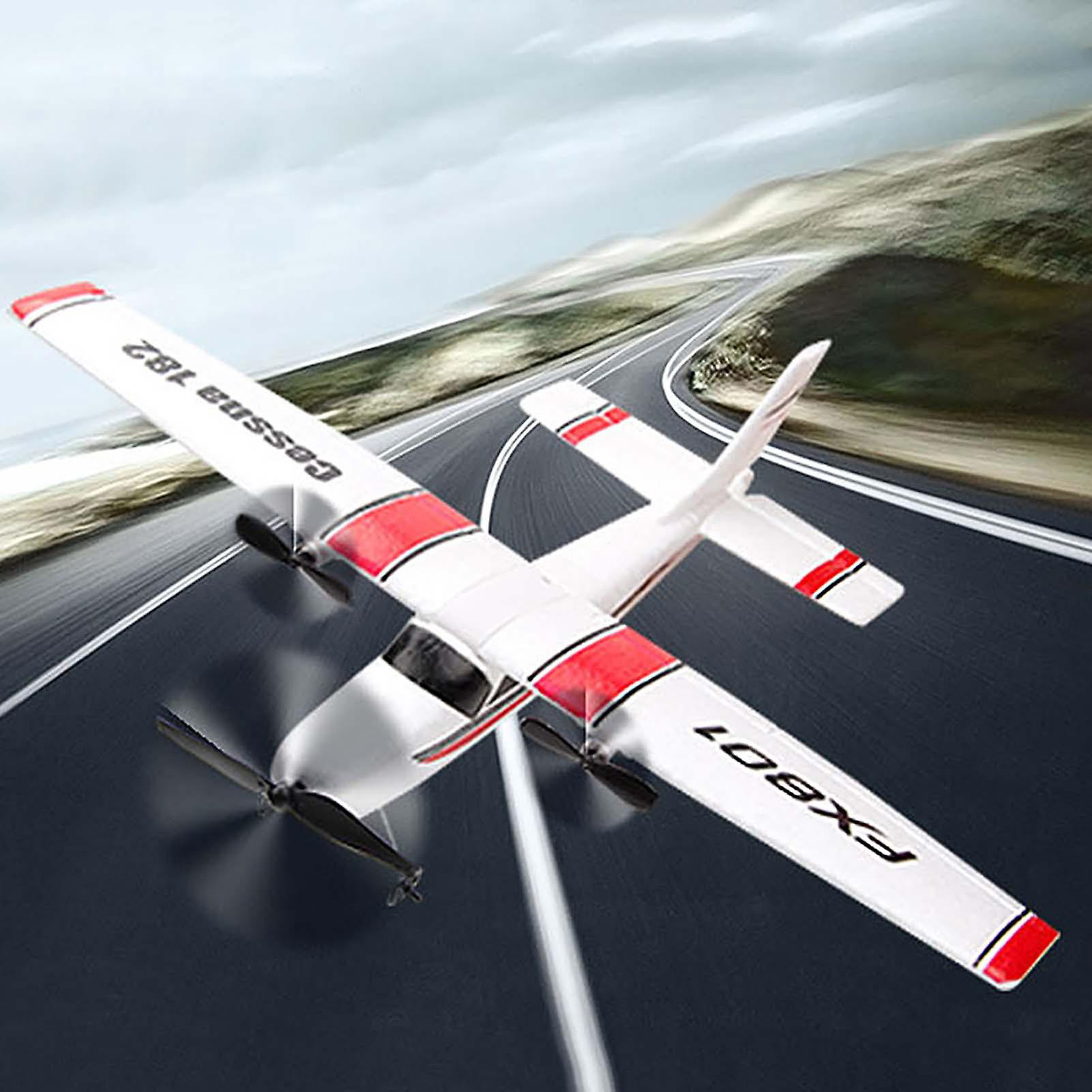 Τηλεκατευθυνόμενο Αεροπλάνο Cessna 182 RTF 2.4GHz RC με 2 Κανάλια, LED, Άνοιγμα Φτερών 35cm & Τηλεχειριστήριο Τηλεκατευθυνόμενο Αεροπλάνο Cessna 182 RTF 2.4GHz RC με 2 Κανάλια, LED, Άνοιγμα Φτερών 35cm & Τηλεχειριστήριο