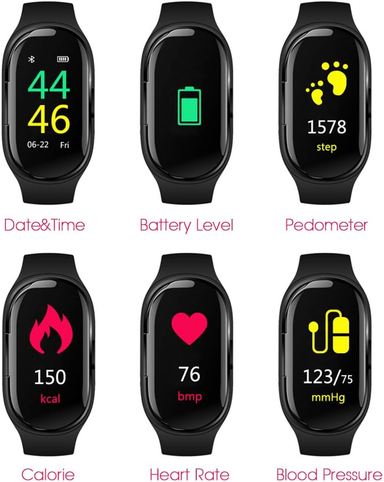 TWS 2 σε 1 Bluetooth Ακουστικά και Ρολόι Smartwatch με Παλμογράφο, Activity Tracker, Θερμιδομετρητή και Ειδοποιήσεις Εφαρμογών TWS 2 σε 1 Bluetooth Ακουστικά και Ρολόι Smartwatch με Παλμογράφο, Activity Tracker, Θερμιδομετρητή και Ειδοποιήσεις Εφαρμογών