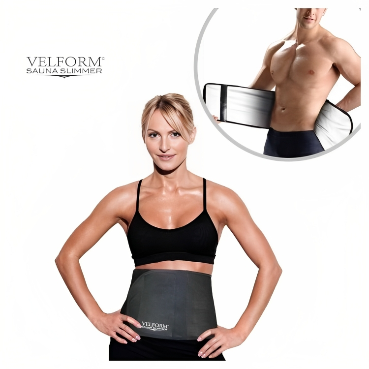 Unisex Ζώνη Παθητικής Γυμναστικής Κοιλιακών - Velform Sauna Slimmer - One Size Unisex Ζώνη Παθητικής Γυμναστικής Κοιλιακών - Velform Sauna Slimmer - One Size