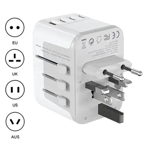 Universal Αντάπτορας Ταξιδίου 65W - 3 θύρες USB GaN - Ldnio Universal Αντάπτορας Ταξιδίου 65W - 3 θύρες USB GaN - Ldnio