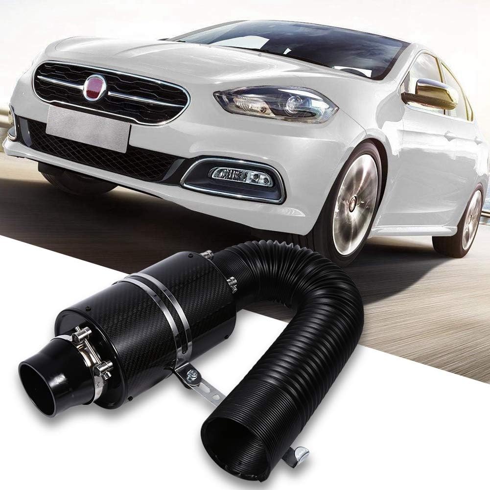 Universal Κιτ Εισαγωγής Αέρα Βαρελάκι Αυτοκινήτου Carbon Μαύρο Universal Κιτ Εισαγωγής Αέρα Βαρελάκι Αυτοκινήτου Carbon Μαύρο
